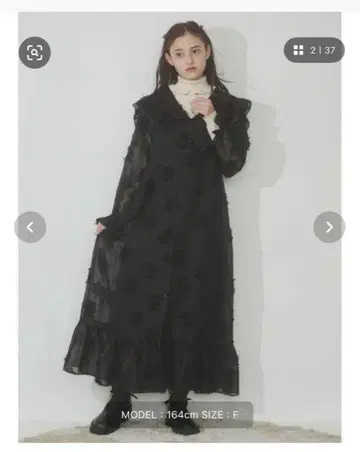 메리 제니 플라워 시어 원피스