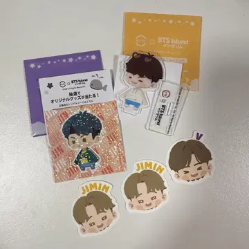 스시로 BTS Island 인더솜 미니 아크릴 스탠드 스티커