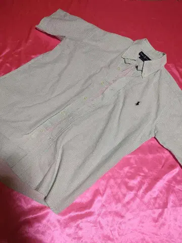 미사용 새상품 Ralph Lauren 반팔 셔츠 M 그린