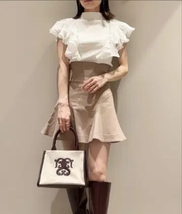 헴 플레어 스커트 숏 팬츠
