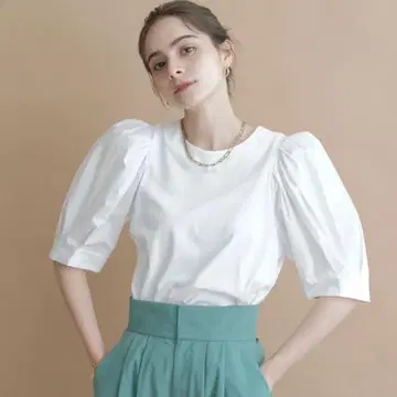 cadune 소매 컨셔스 컷 티셔츠