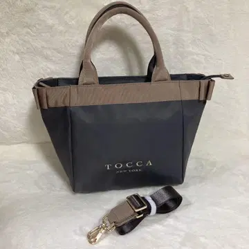 컨디션 최상 TOCCA 토카 2way 숄더백 리본 토트