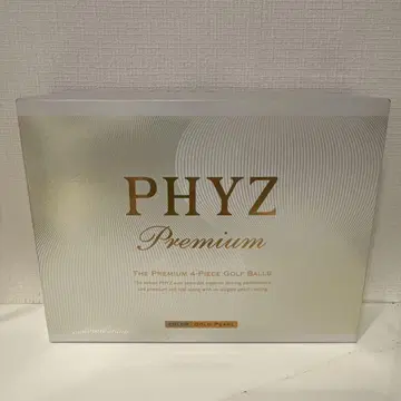 PHYZ 프리미엄 4피스 골프 공 골드 펄
