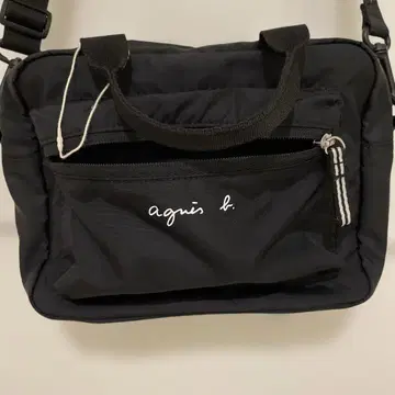 agnis b. 블랙 숄더백