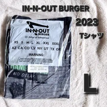 새상품 IN-N-OUT BURGER 2023 LAS VEGAS L 사이즈