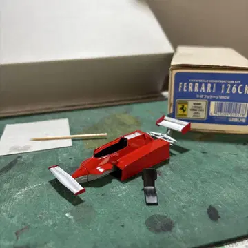 웨이브 1/43 Ferrari 126CK 변압기 키트 [제작 중]