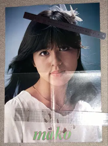 이시노 마코 니시조 히데키 양면 프린트 포스터 4단
