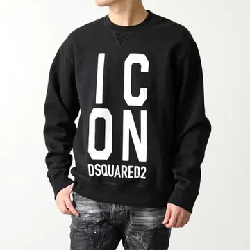 DSQUARED2 디스퀘어드 트레이닝복 스웨트 셔츠 블랙 L