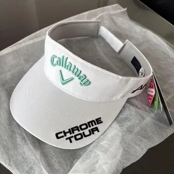 캘러웨이 CHROME TOUR 바이저 화이트 FR