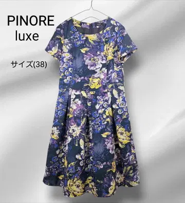 새상품급 PINORE luxe 플라워 프린트 원피스