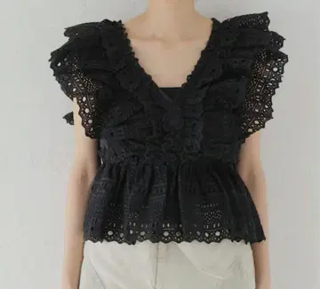 Sea New York Marley Pleated Flutter 블라우스