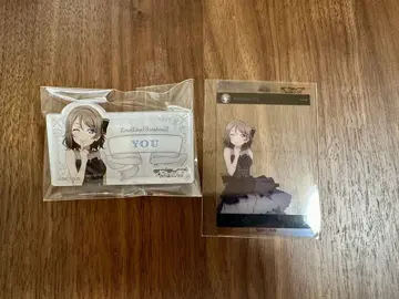 러브 라이브 Aqours 와타나베 요 플레이트 SNS풍 카드