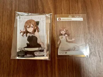 러브 라이브 Aqours 쿠니키다 하나마루 아크릴 키링 SNS풍 카드
