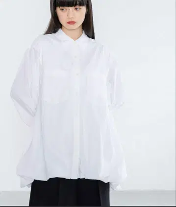 오버 사이즈 화이트 셔츠