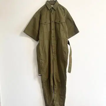 HYKE 2023 WEATHER OVERALL 올인원 카키