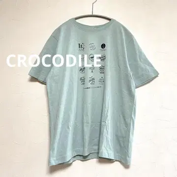크로커다일 CROCODILE 로고 티셔츠 그린 M