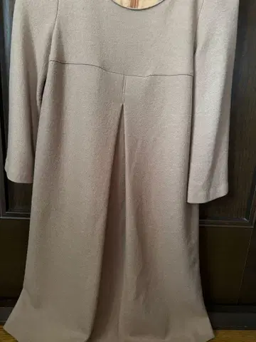 ANAYI 베이지 A 라인 원피스