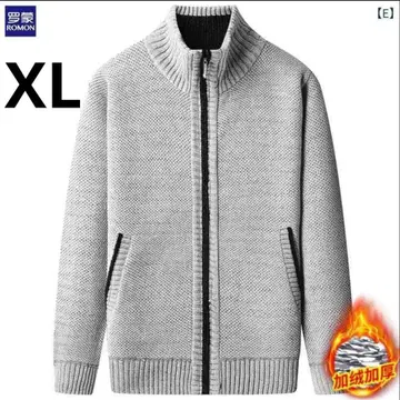 속기모 XL 집업 가디건 라이트 그레이 골프웨어 가을/겨울