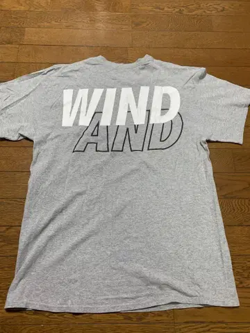 WIND AND SEA 윈드앤씨 빅 로고 티셔츠 초기