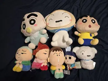 크레용 신짱 봉제 인형 9종 세트