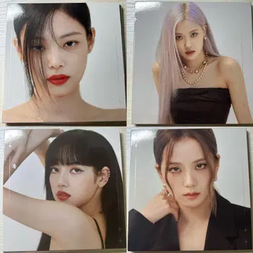BLACKPINK THE ALBUM 엽서 멤버 전원