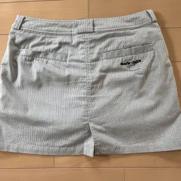 마리 클레어 스트라이프 스커트 그레이