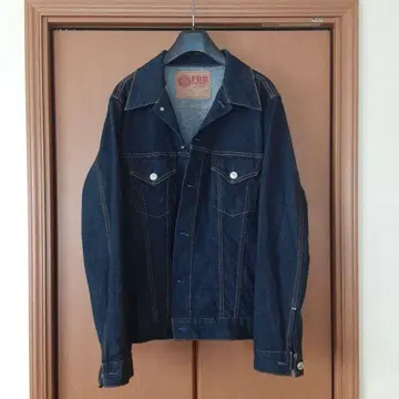 FOB FACTORY F2309 스트레치 셀비치 데님 자켓