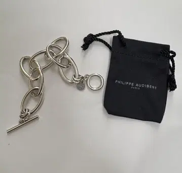 PHILIPPE AUDIBERT 실버 체인 팔찌