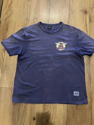 The REAL McCOY'S 로고 T XL 네이비 리얼 맥코이