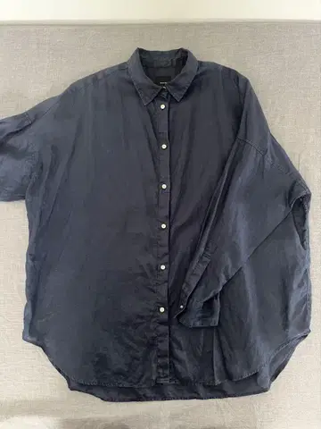 Spick & Span 80 린넨 카슈쿨 빅 셔츠