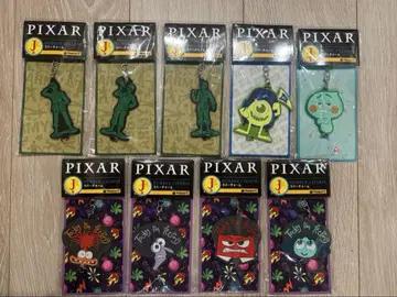 PIXAR 해피 복권 러버 캐릭터 키 참 9개 세트