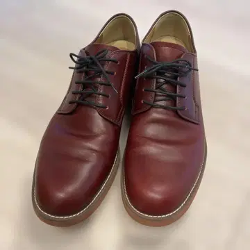 REGAL 버건디 레이스업 슈즈