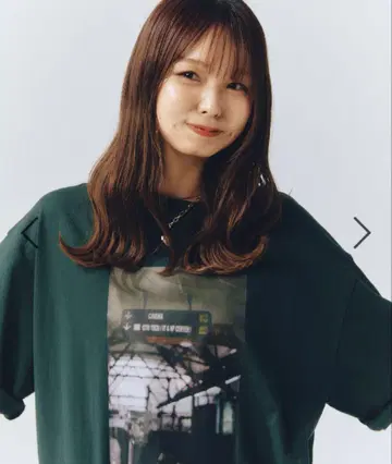 로리즈팜 나츠키 프로듀스 Tonary.print tee 그린