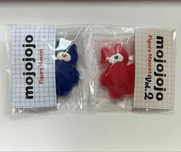 mojojojo 피규어 마스코트 파랑 고양이 빨간 고양이 2개 세트