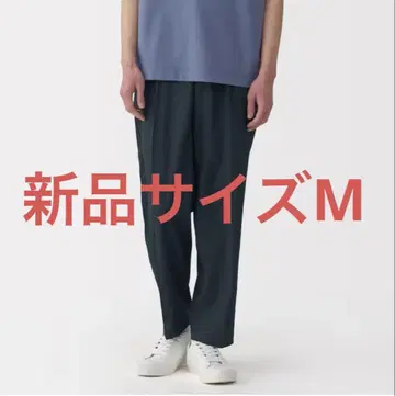 무인양품 바람이 통하는 턱 테이퍼드 팬츠 M