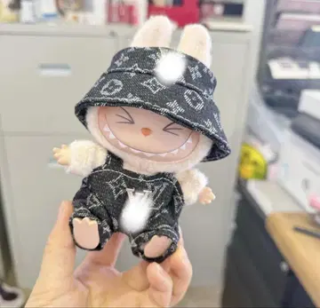 labubu 라부부 봉제 인형 옷 오버롤 2개 세트
