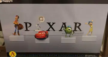 픽사 해피 복권 A상 픽사 캐릭터 & 픽사 로고 피규어 세트