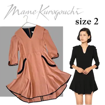 mame 마메 2013AW 컬렉션 바이컬러 파이핑 원피스