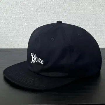BLUCO 부루코 로고 캡 블랙 스냅 캡