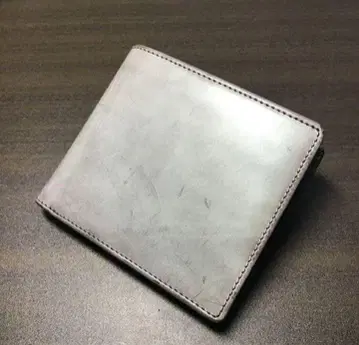 브라이들 가죽 두겹 지갑 천연 가죽 브라운