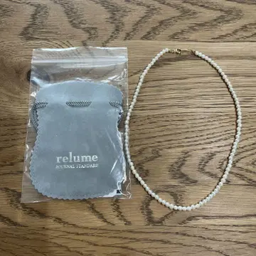 journal standard relume 펄 목걸이 40cm