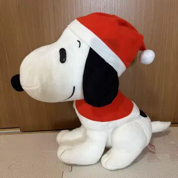 스누피 산타 봉제 인형