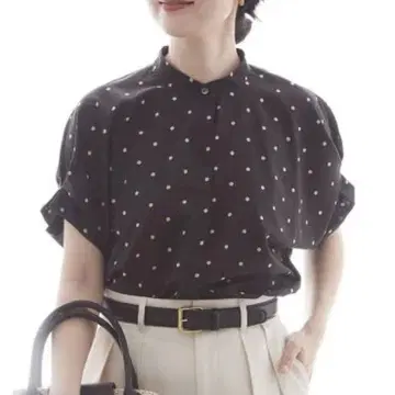JOURNAL STANDARD L'ESSAGE 턱 슬리브 셔츠