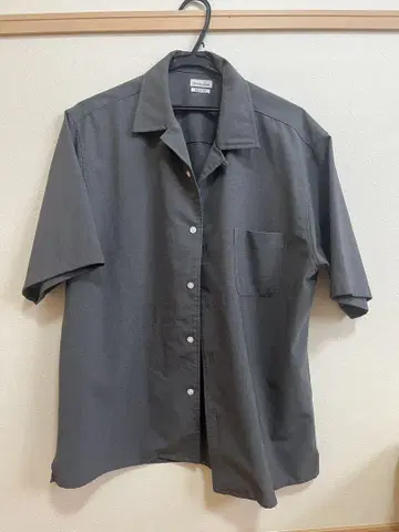 steven alan 반팔 셔츠 그레이 볼드 핏