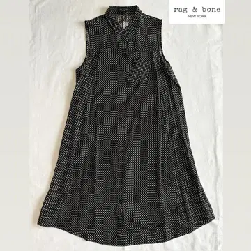 rag & bone 슬리브리스 실크 원피스
