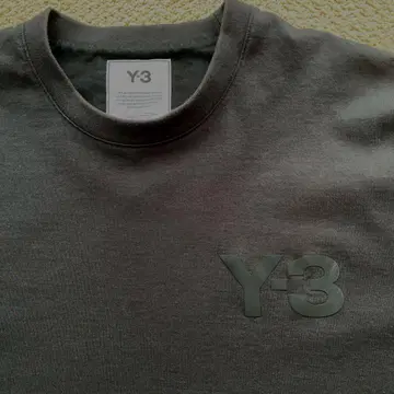 Y-3 그레이 티셔츠 S/P