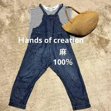 hands of creation 린넨 인디고 블루 살로펫 살루엘