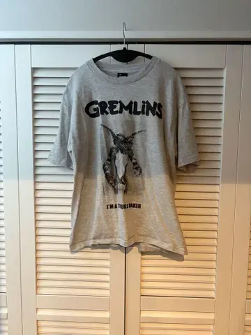 SCREEN STARS*JW GREMLiNS 티셔츠 그레이 M 사이즈