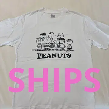SHIPS PEANUTS 캐릭터 티셔츠