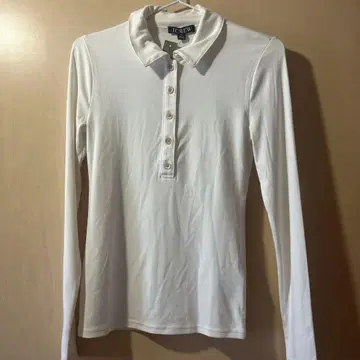 J.CREW 화이트 긴팔 피케 셔츠 XS